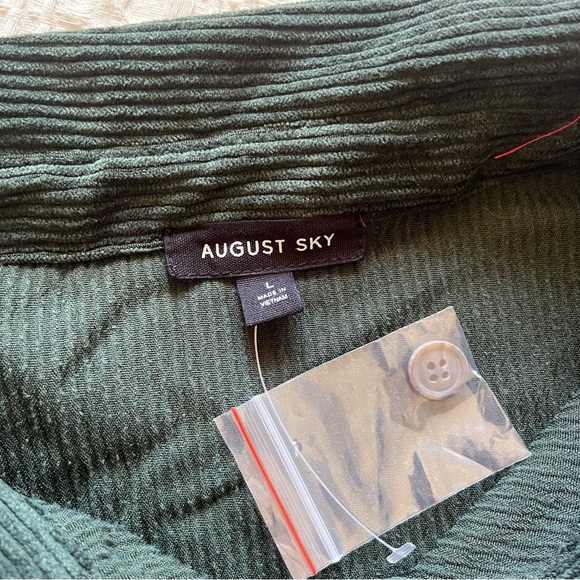 August Sky Corduroy Top - Picture 3 of 3